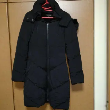 라하다 후드 부착 롱 다운 자켓 M