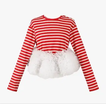 [ bibiy ] FRANCINE TULLE TOP 보더 튤