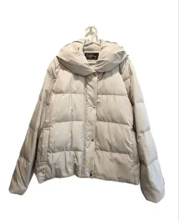 다운 경량 베이지 그레이지 코트 LL 워셔블