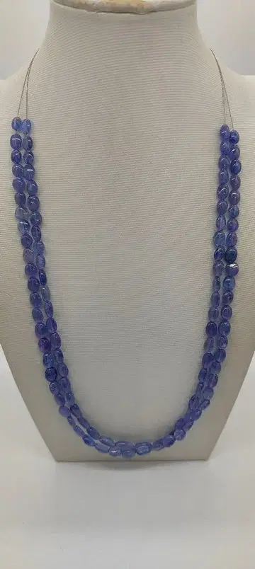 1761. 탄자나이트 오벌 2개 세트 판매