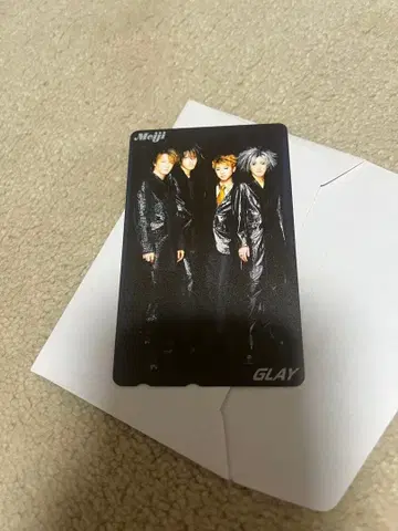 GLAY 전화 카드 멤버 사진 포함