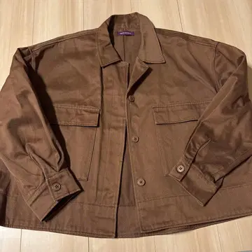 어반 리서치 자켓 브라운