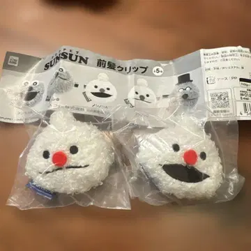 퍼펫 스 캡슐 토이 앞머리 클립 논논 2개 세트