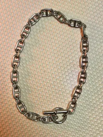 실버 체인 목걸이 앵커 링크