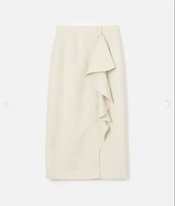 룰루윌비 아지메 프릴 타이트 스커트