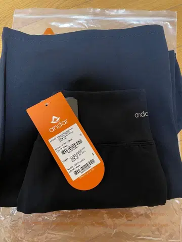 andar 안다르 Airywin 속기모 맥시 와이드 레깅스 S 블랙
