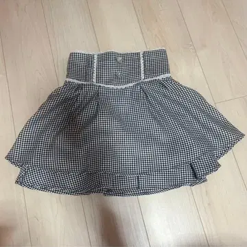 펄 비쥬 플레어 스커트