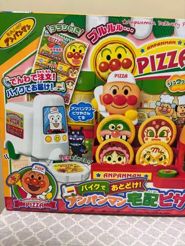 호빵맨 피자 배달 바이크 포함