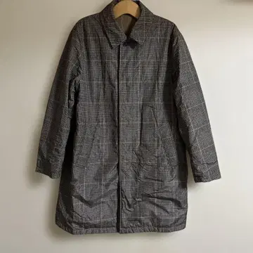 DOCLASSE 리버서블 코트 브라운 체크 L 사이즈