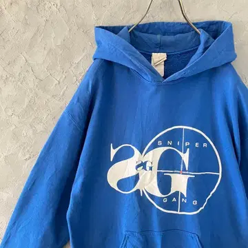 빈티지 후드티 빅 프린트 스나이퍼 후디 속기모 IW11