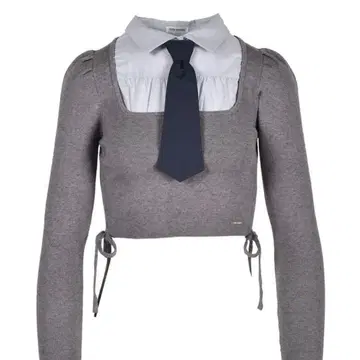 Rilly emulie Tie Drawstring Shirt Knit