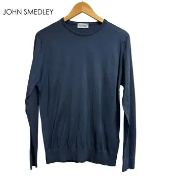 새상품급 JOHN SMEDLEY 다크 블루 스웨터 긴팔