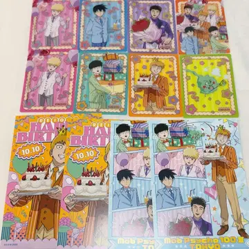 모브사이코100 레이겐 벌스데이 ver. 혜택 클리어 카드 엽서 세트