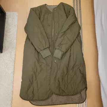 ungrid 퀼팅 리버서블 롱 코트