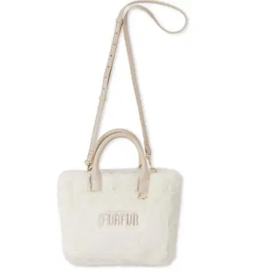 furfur 에코 퍼 토트백 아이보리