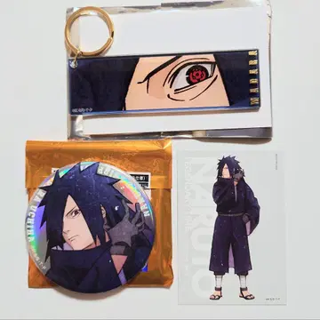 NARUTO 베이스야드 도쿄 아크릴 빅 택 캔뱃지 우치하 마다라