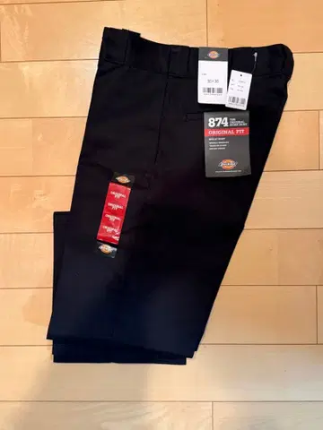 Dickies 874 오리지널 핏 블랙 30x30