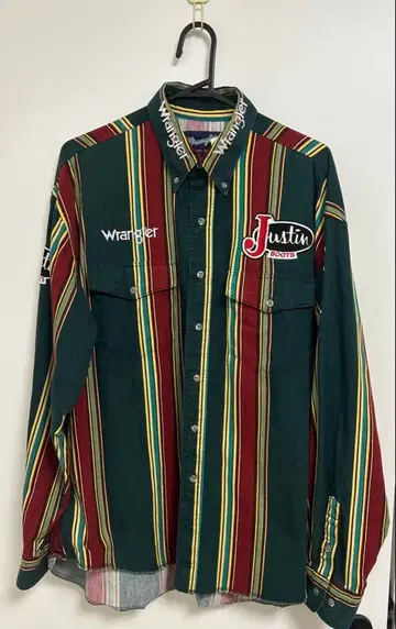 Wrangler 랭글러 트윌 셔츠 Justin BOOTS 콜라보 모델