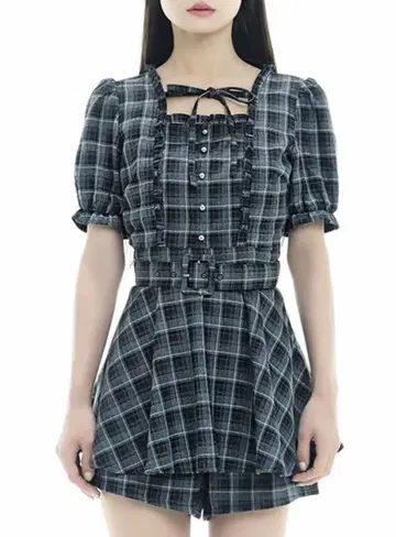 bubbles 프릴 페플럼 셋업