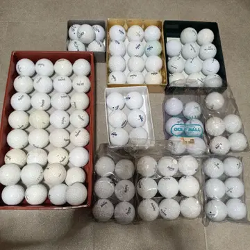 골프공 다수 세트 93개
