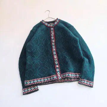 LLBean 엘엘빈 메리노울 로리안 니트 그린 S9