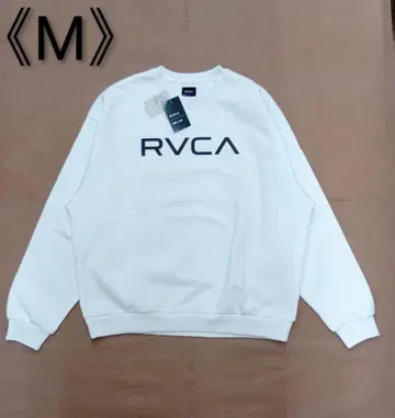 [새상품] RVCA 루카 트레이닝복 맨투맨 RVCA 로고 남녀 공용 M