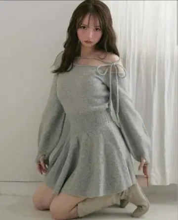 andmary Rhoda 플레어 미니 드레스 앤드마리