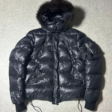 DUVETICA 퍼 다운 자켓 빅 사이즈 56 ABALI 블랙 계열