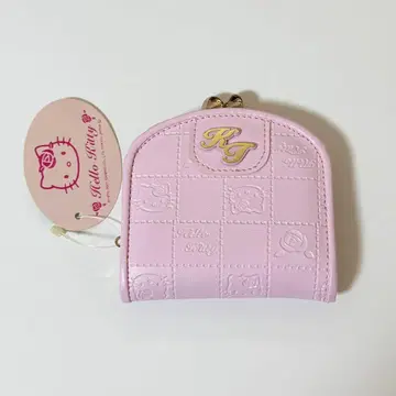 [ 익명 배송 ] 헬로키티 가마구치 지갑 코인 케이스 핑크