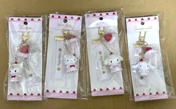 [미개봉 새상품] 딸기 휘핑 케이크 키링 4개 세트