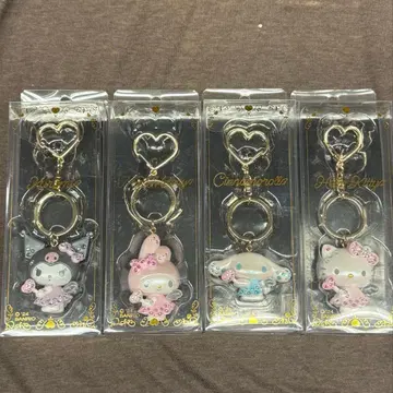 산리오 엔젤 키링 4종 세트
