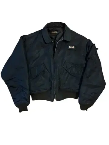 Schott 네이비 플라이트 자켓