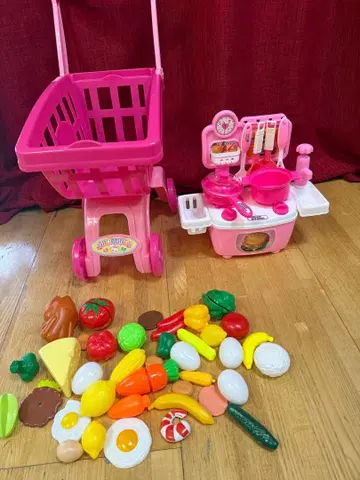 Dream Kitchen 소꿉놀이 주방 세트와 카트