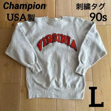 90s USA제 챔피온 리버스 위브 맨투맨 L 자수 택