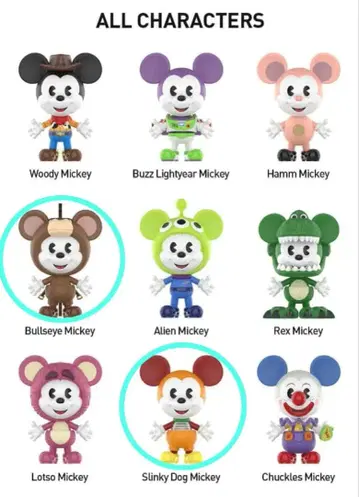 팝마트 미키 불스아이 슬링키 픽사 토이스토리