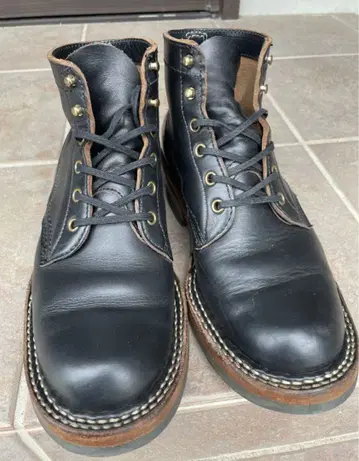 화이츠 세미 드레스 새상품급 크롬엑셀 가죽 7.5E 워크 부츠