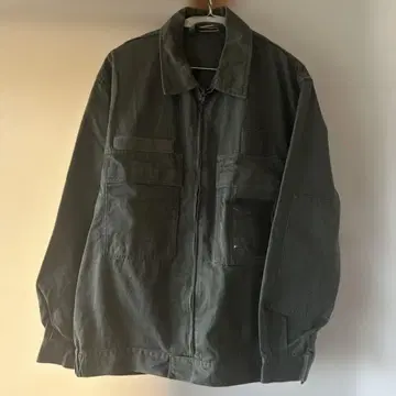 다크 그린 밀리터리 자켓