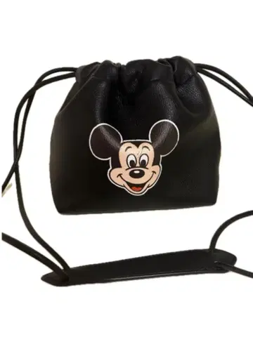 WC 미키 복조리 숄더백