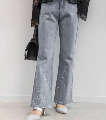 하이웨스트 펄 플레어 데님