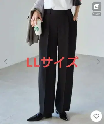 슬랙스 팬츠 슬림 레그 실루엣 센터 프레스 슬랙스 (인심 62cm) LL