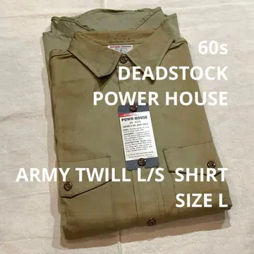 60s 데드스탁 빈티지 셔츠 파워하우스 L
