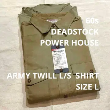 60s 데드스탁 빈티지 셔츠 파워하우스 L