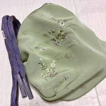 [ 새상품 순수 실크 ] 자수! 오비 장식 천 허리띠