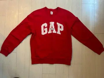 GAP 레드 맨투맨 M 여성용