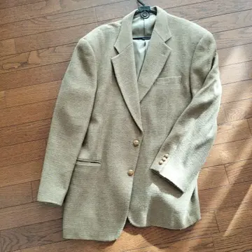 베이지 테일러드 자켓