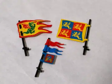 LEGO 레고 드래곤 부품 플래그 양면