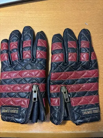 램 가죽 장갑 / 램 가죽 그로브 천연 가죽 블랙 레드