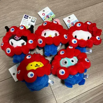 [ 미사용 새상품 ] 키티 마이멜로디 쿠로미 폼폼푸딩 한교동