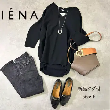 [택 포함 새상품] IENA 드레이프감 V넥 니트 풀오버 F