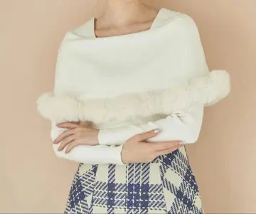 Noela 퍼 트리밍 컬러 니트